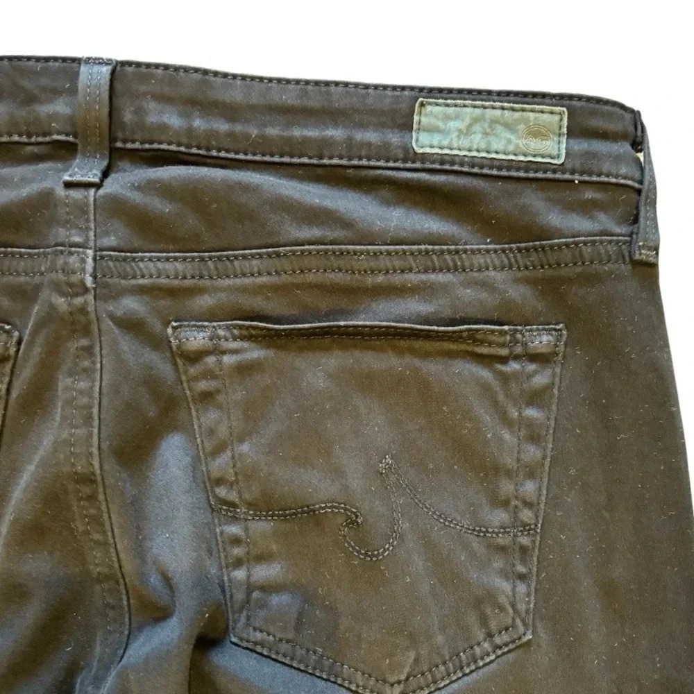 Ag The Stilt Cigarette Jeans in Super Black Size 27 - Picture 9 of 9